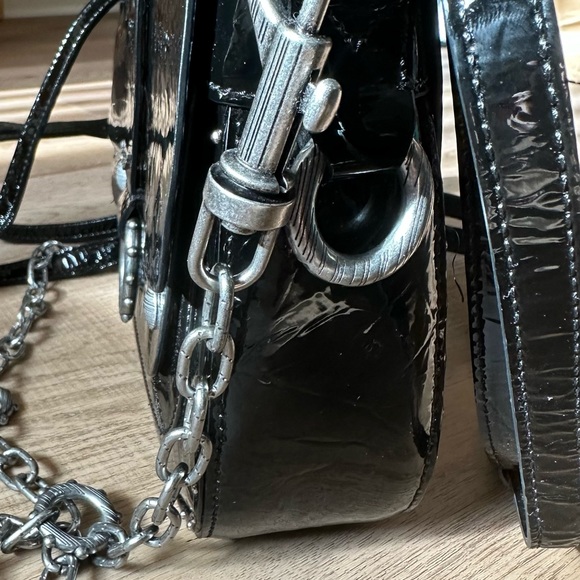 Zadig &Voltaire Kate Patent Leather Crossbody Shoulder Bag - Picture 2 of 9